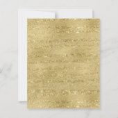 Budget Wedding Gelukkig Ooit na gouden uitnodiging (Achterkant)