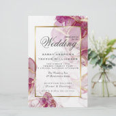 Budget Wedding Gold Jazz Berry Crimson Abstract (Staand voorkant)