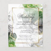 Budget Wedding Gold Onyx Emerald Green Ink2 (Voorkant)