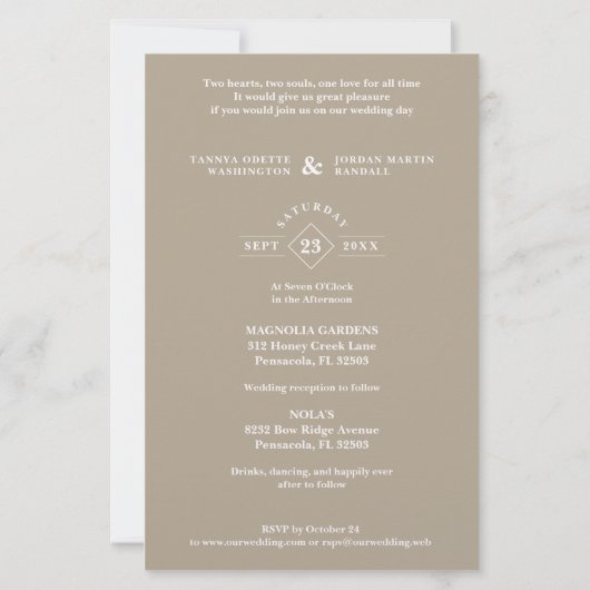 Budget Wedding Golden Effect Fancy Ornament Lace (Achterkant)