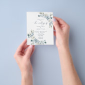 Budget Wedding Invitation Flyer (Hand)