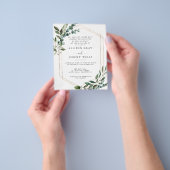 Budget Wedding Invitation Flyer (Hand)