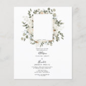 Budget Wedding Invitation Flyer (Voorkant)