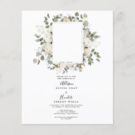 Budget Wedding Invitation Flyer