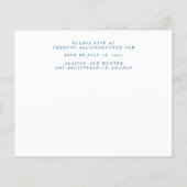 Budget Wedding Invitation Flyer (Achterkant)