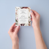 Budget Wedding Invitation Flyer (Hand)