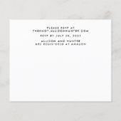 Budget Wedding Invitation Flyer (Achterkant)