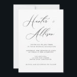 Budget Wedding Invitation Flyer Kaart<br><div class="desc">Als je je namen in dit unieke Zazzle-lettertype wilt laten opnemen, moet je mijn topaanbieding kopen (voor een bedrag van $3.50). Het omvat een stap voor stap instructiegids die verklaart hoe te om de naam te veranderen en hoe te om het terug naar uw ontwerp van Zazzle te uploaden. Klik...</div>