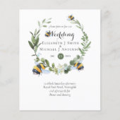 Budget Wedding Invitation Greenery Natuur Lovers (Voorkant)