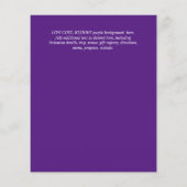 BUDGET WEDDING INVITATIONS Gold Glitter Geometric Flyer (Achterkant)