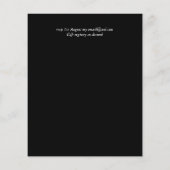 BUDGET Wedding Invite Fern Greenery Leaves (Achterkant)