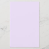 Budget Wedding Menu Solid Lavender Flyer (Achterkant)