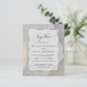 Budget Wedding Modern Splash op Granite (Staand voorkant)