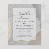 Budget Wedding Modern Splash op Granite (Voorkant)