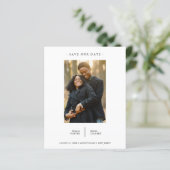 Budget Wedding Moderne Fancy Minimalistische Foto (Staand voorkant)