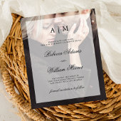 Budget Wedding opslaan Datum | Foto met overlay Flyer