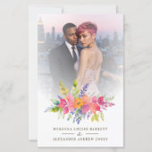 Budget Wedding Pink Flowers & Branches Bouquet (Voorkant)