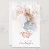 Budget Wedding Pink Flowers & Branches Bouquet (Voorkant)