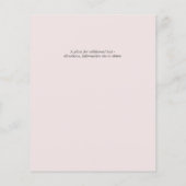 Budget Wedding Pink Shimmering Ocean Waters (Achterkant)