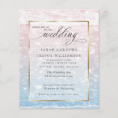 Budget Wedding Pink Shimmering Ocean Waters (Voorkant)