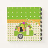 Budget Wedding Planner - Aangepaste Trendy Modern Notitieboek (Achterkant)