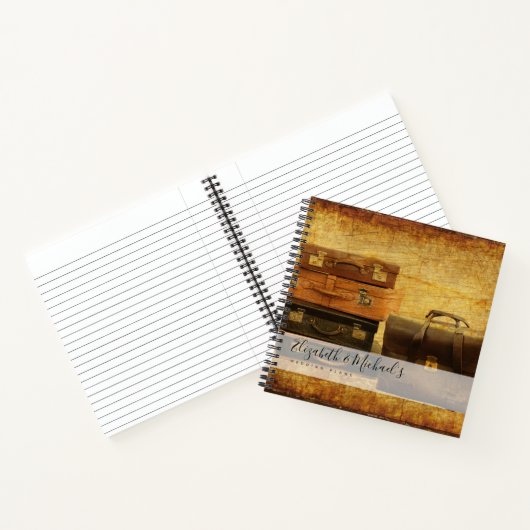 Budget Wedding Planner - Aangepaste Trendy Modern Notitieboek (Binnen)