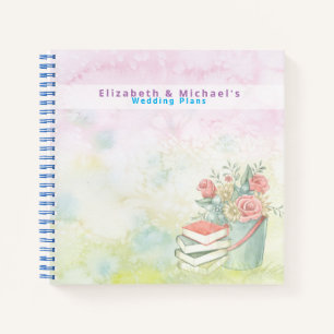 Budget Wedding Planner - Aangepaste Trendy Modern Notitieboek