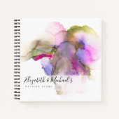 Budget Wedding Planner - Aangepaste Trendy Modern Notitieboek (Voorkant)