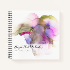 Budget Wedding Planner - Aangepaste Trendy Modern Notitieboek
