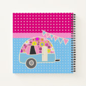 Budget Wedding Planner - Aangepaste Trendy Modern Notitieboek (Achterkant)