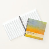 Budget Wedding Planner - Aangepaste Trendy Modern Notitieboek (Binnen)