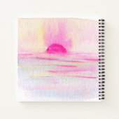 Budget Wedding Planner - Aangepaste Trendy Modern Notitieboek (Achterkant)