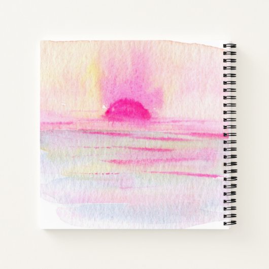 Budget Wedding Planner - Aangepaste Trendy Modern Notitieboek (Achterkant)