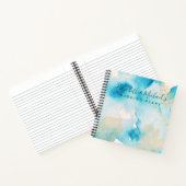 Budget Wedding Planner - Aangepaste Trendy Modern Notitieboek (Binnen)