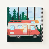 Budget Wedding Planner - Aangepaste Trendy Modern Notitieboek (Achterkant)