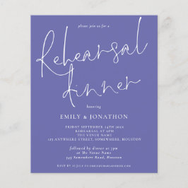Budget Wedding Rehearsal Dinner Invite