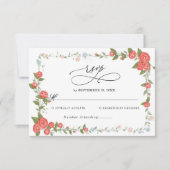 Budget Wedding RSVP Kaart (Voorkant)