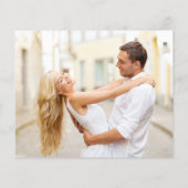 Budget Wedding Save the Date Photo Minimalist (Achterkant)