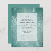Budget Wedding Wabi Sabi Aqua Green (Voorkant / Achterkant)