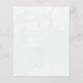 Budget Wedding Waterverf Floral (Achterkant)