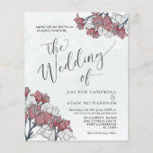 Budget Wedding Waterverf Floral (Voorkant)