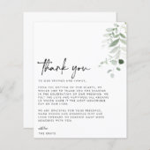 BUDGET Weduwfoto Hartelijk dank (Voorkant / Achterkant)