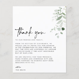 BUDGET Weduwfoto Hartelijk dank