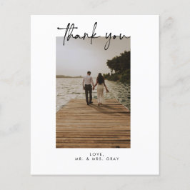 BUDGET Weduwfoto Hartelijk dank Flyer