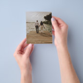 BUDGET Weduwfoto Hartelijk dank Flyer (Hand)