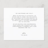 BUDGET Weduwfoto Hartelijk dank! Flyer (Achterkant)