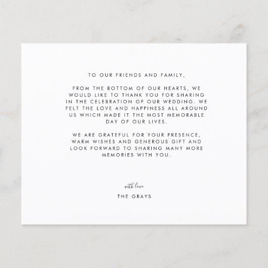 BUDGET Weduwfoto Hartelijk dank! Flyer (Achterkant)