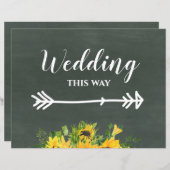 Budget Weduwnaar deze manier van Chalk Sunflower (Voorkant / Achterkant)