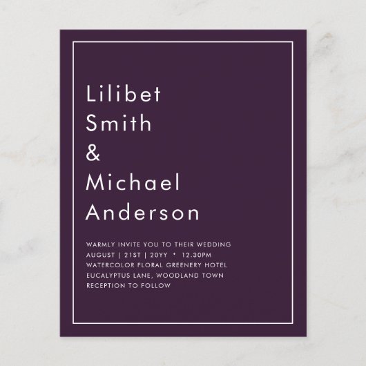 BUDGET weduwschap PLUM PAARS zwart-wit Eenvoudig (Voorkant)