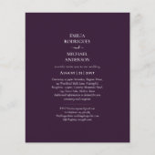 BUDGET weduwschap PLUM PAARS zwart-wit Eenvoudig Flyer (Voorkant)